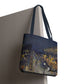 Pissarro, Camille - The Boulevard Montmartre At Night (1897) - Tote Bag