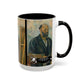 Cézanne, Paul - Portrait of the Artist with a Palette (1890) - Colorful Accent Mugs