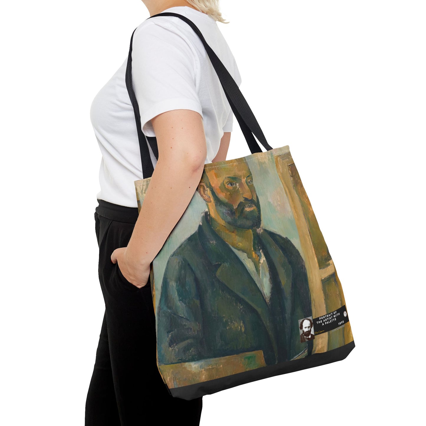 Cézanne, Paul - Portrait of the Artist with a Palette (1890) - Tote Bag