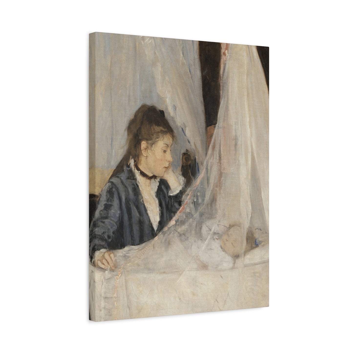 Morisot, Berthe - The Cradle (1872) - Canvas Block, unframed