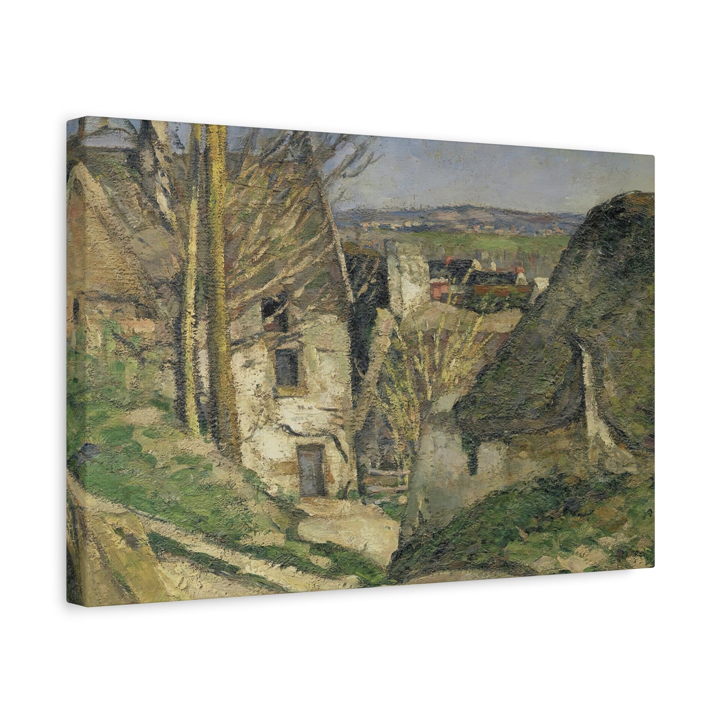Cézanne, Paul - The House of the Hanged Man (1874) - Canvas Block, unframed