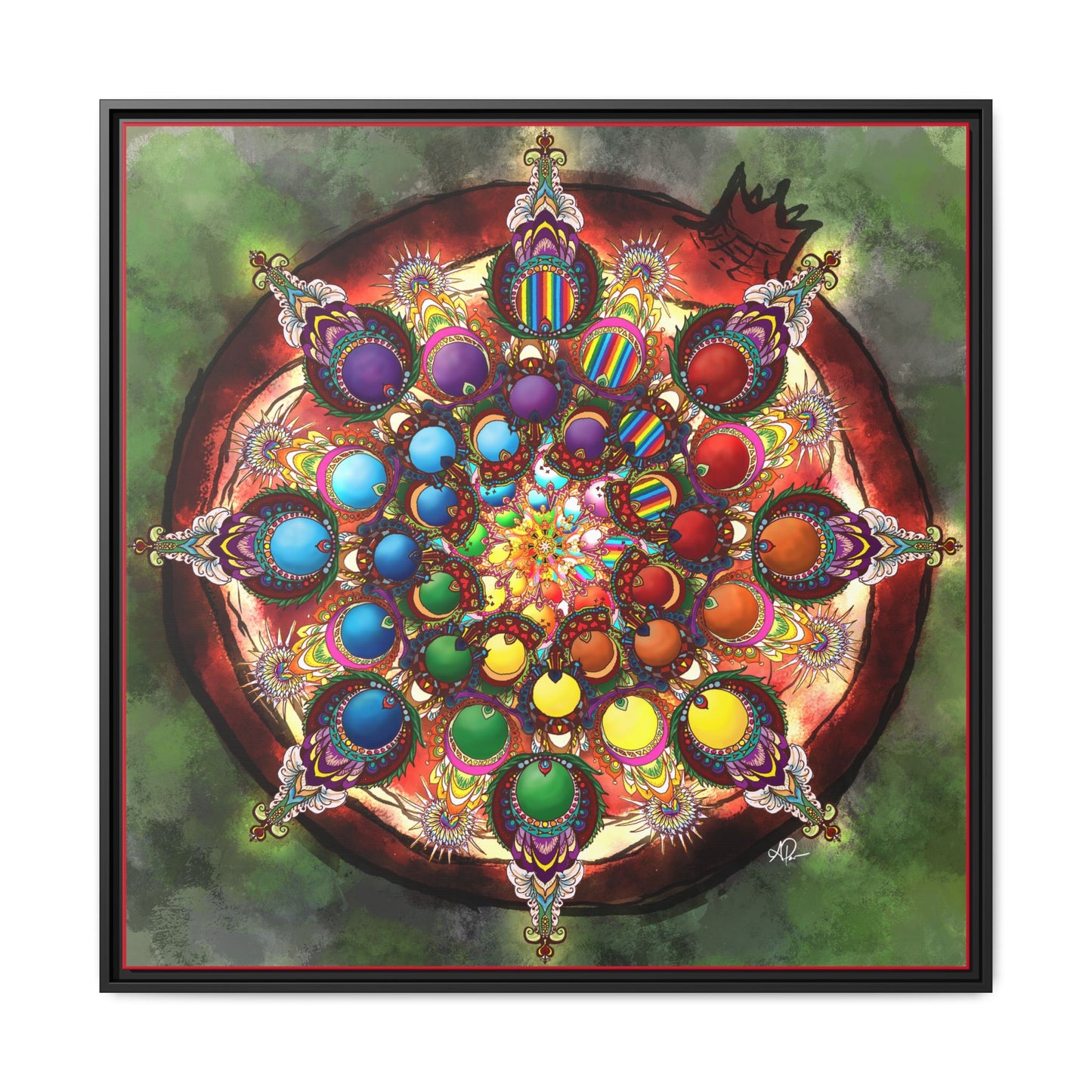 Seeds of Pride - Framed Matte Canvas