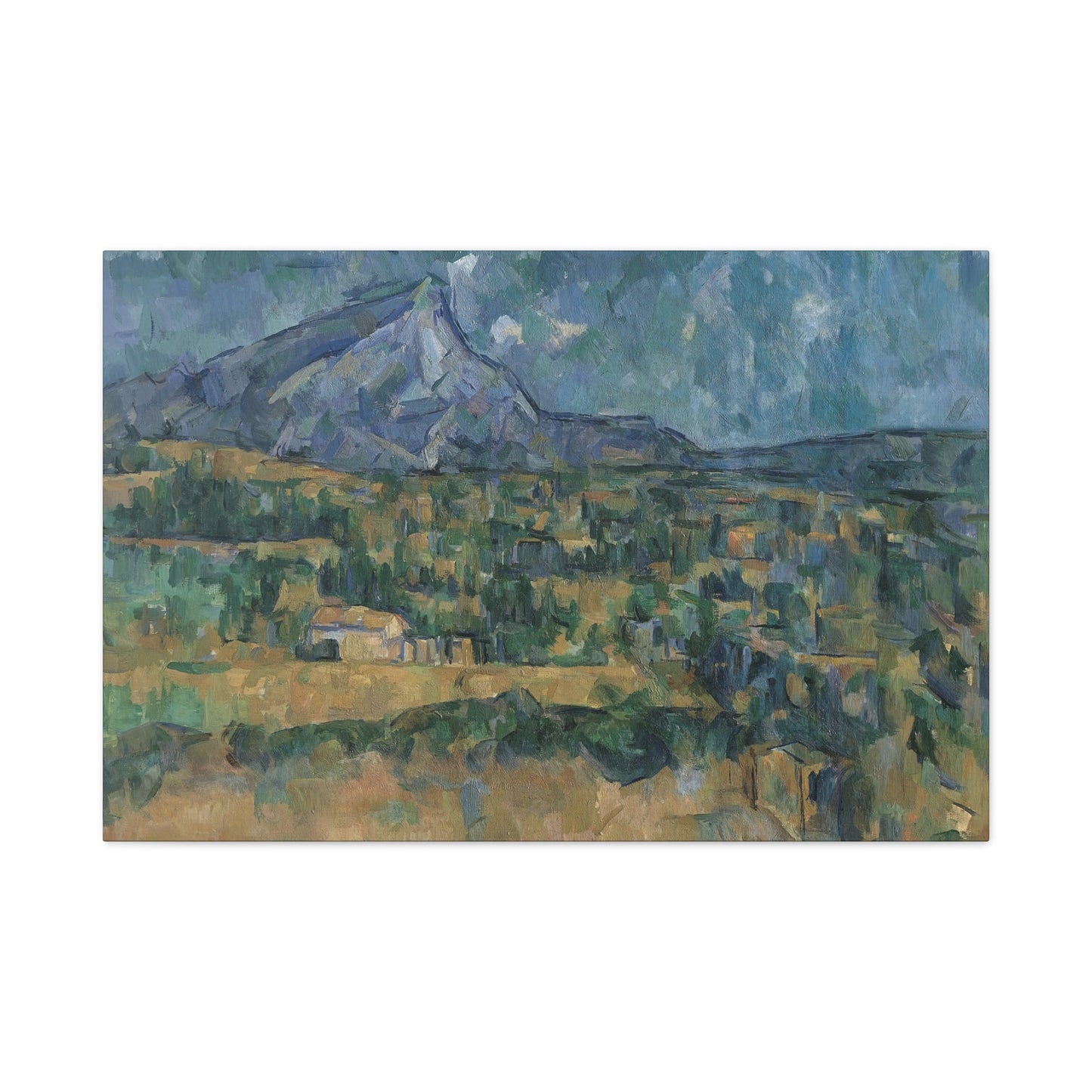 Cézanne, Paul - Mont Sainte-Victoire (1902) - Canvas Block, unframed