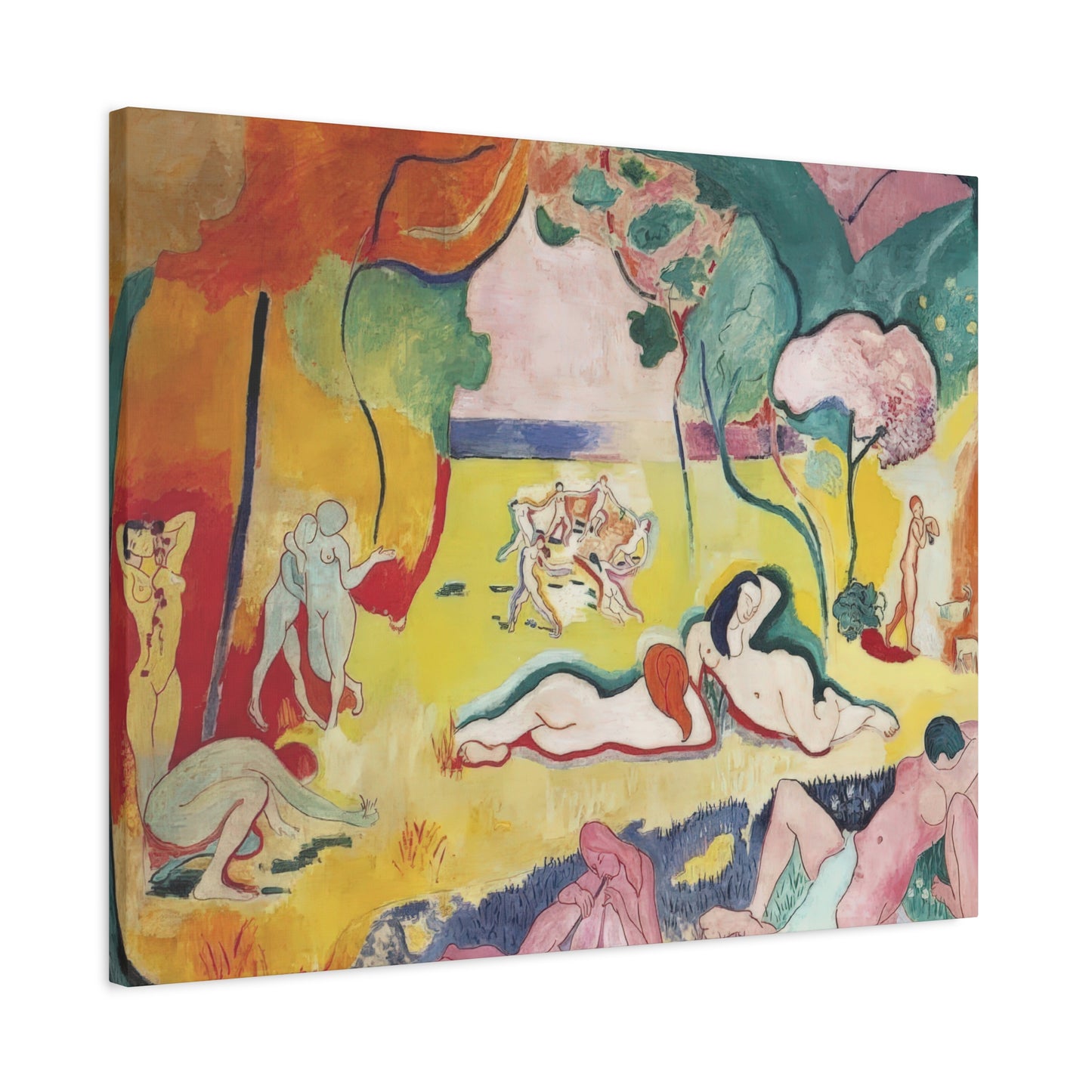 Matisse, Henri - The Joy of Life (1905) - Canvas Block, unframed