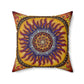 Pacio, Adam - Solar Disc Mandala - Suede Square Pillow