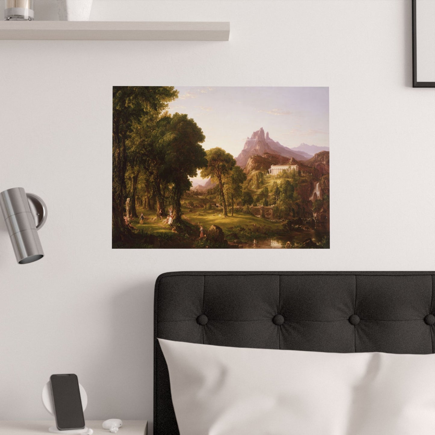 Cole. Thomas - Dream of Arcadia (1838)- Satin Posters