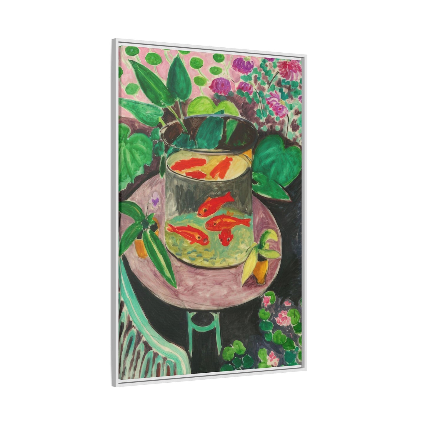 Matisse, Henri - The Goldfish (1912) - Matte Canvas, Framed