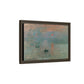 Monet, Claude - Impression, Sunrise (1872) - Matte Canvas, Framed