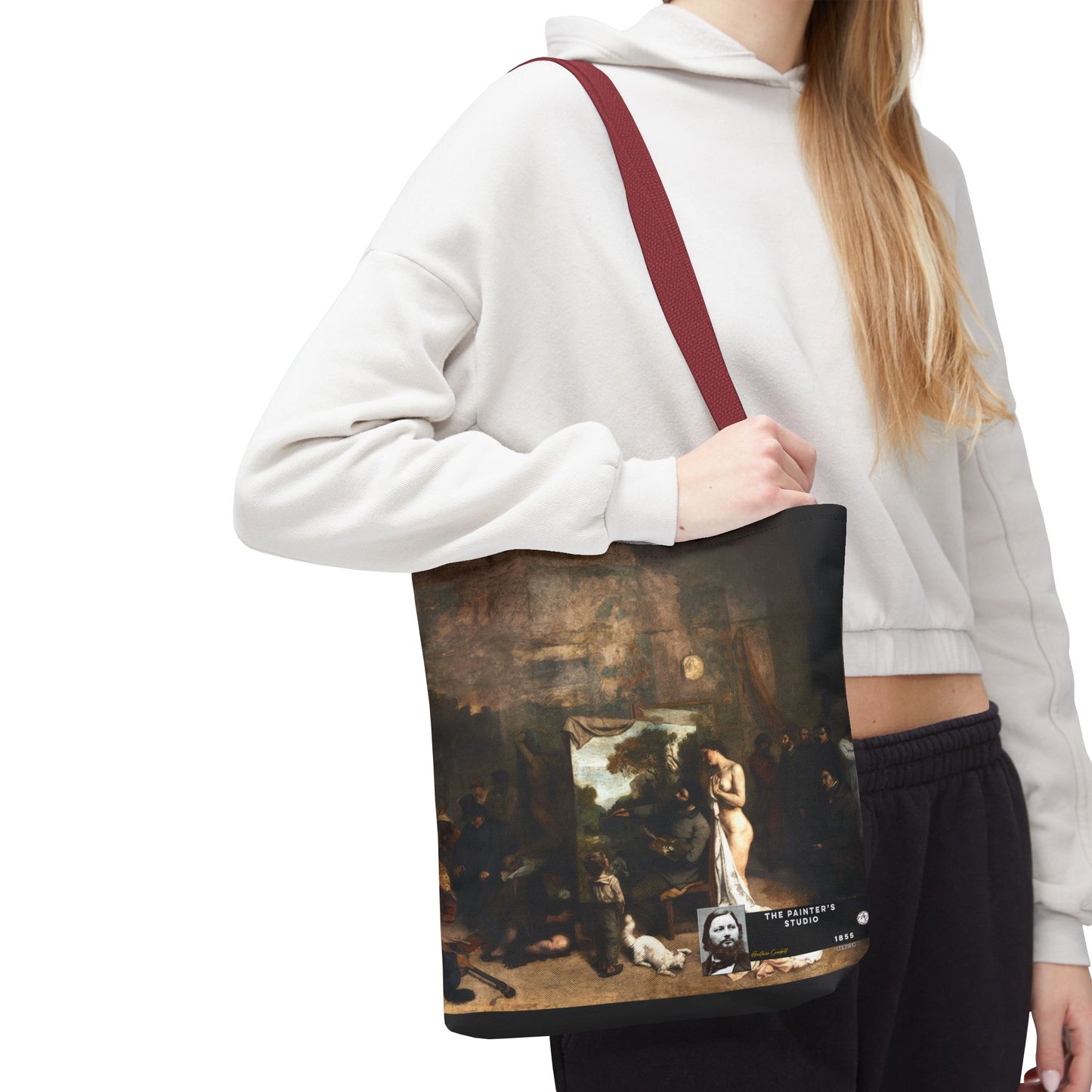Courbet, Gustave - The Painter’s Studio (1855) - Tote Bag