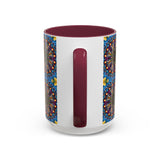 Emerald Arrows Mandala - Colorful Accent Mugs