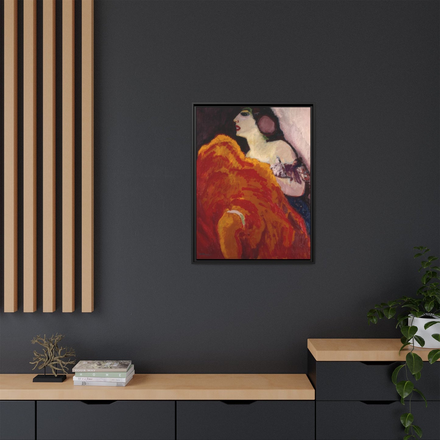 Van Dongen, Kees - The Red Dancer (1907) - Matte Canvas, Framed