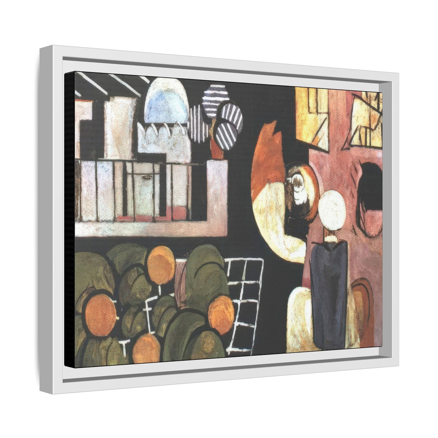 Matisse, Henri - The Moroccans (1916) - Matte Canvas, Framed