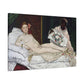 Manet, Édouard - Olympia (1870) - Canvas Block, unframed
