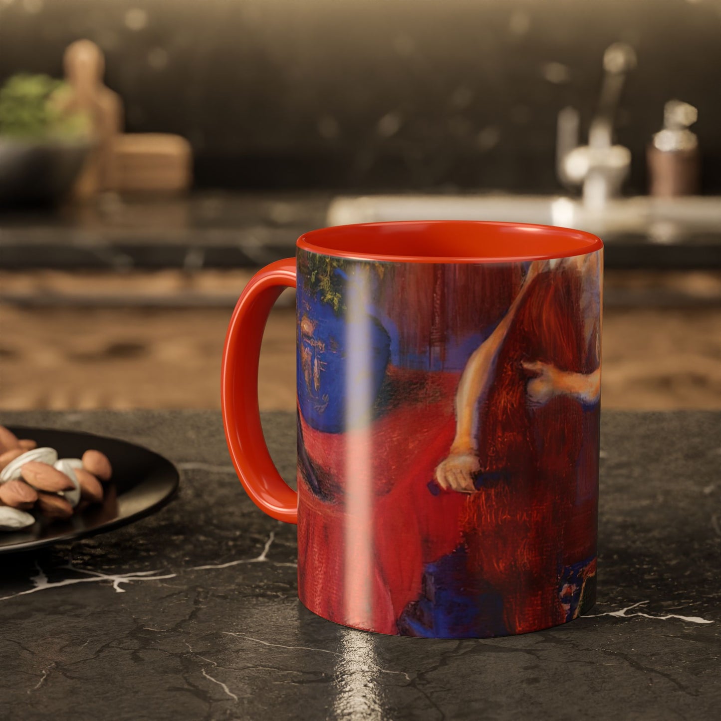 Ranson, Paul - The Golden Head of Hair (1909) - Colorful Accent Mugs