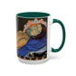 Filiger, Charles - The Recumbent Christ (1895) - Colorful Accent Mugs