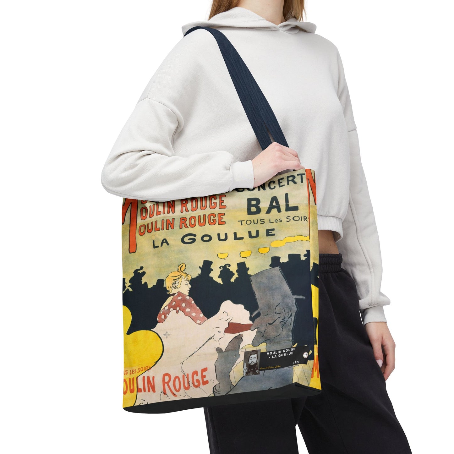 Toulouse-Lautrec, Henri - Moulin Rouge - La Goulue (1891) - Tote Bag