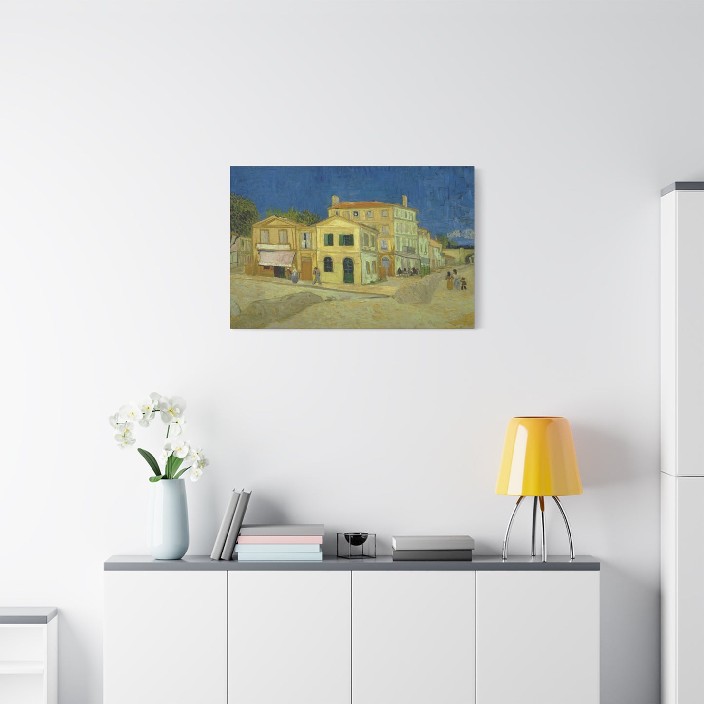 Van Gogh, Vincent - The Yellow House (1888)- Canvas Block, unframed