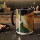 Van Gogh, Vincent - Self Portrait with Bandaged Ear (1889) - Colorful Accent Mugs
