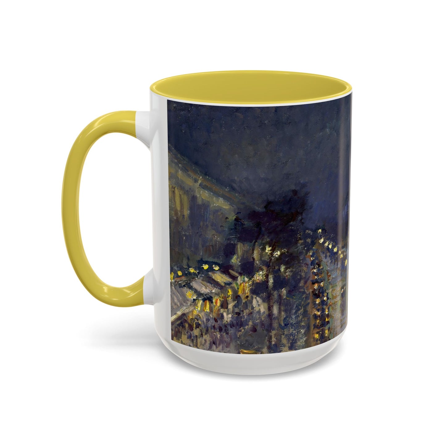Pissarro, Camille - The Boulevard Montmartre At Night (1897) - Colorful Accent Mugs