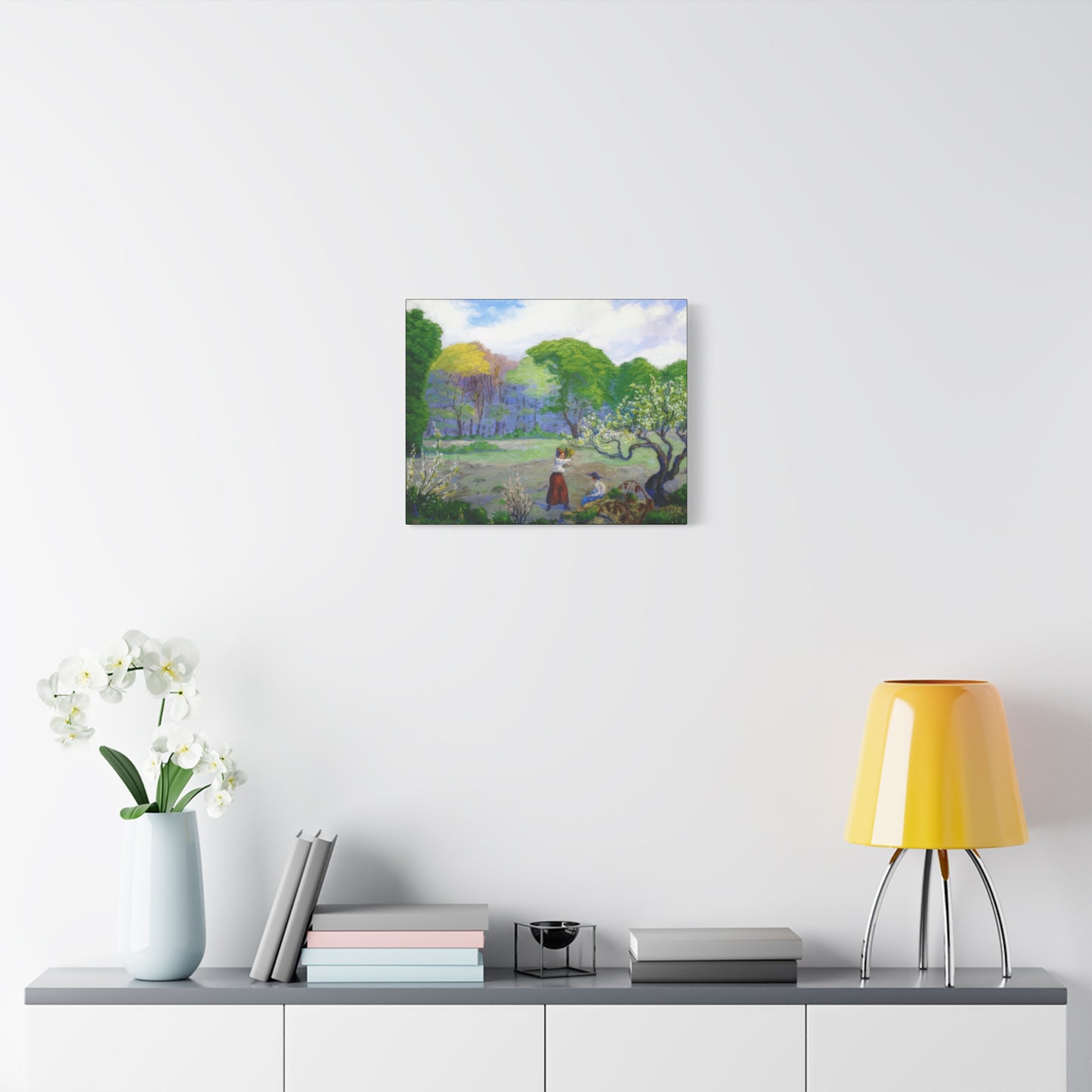 Ranson, Paul - Picking Flowers (1890) - Canvas Block, unframed