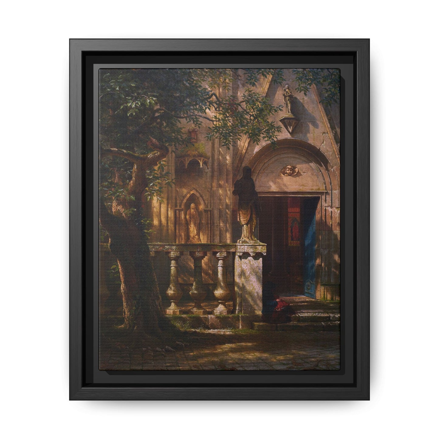 Bierstadt, Albert - Sunlight and Shadow  (1854) - Matte Canvas, Framed