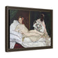 Manet, Édouard - Olympia (1870) - Matte Canvas, Framed