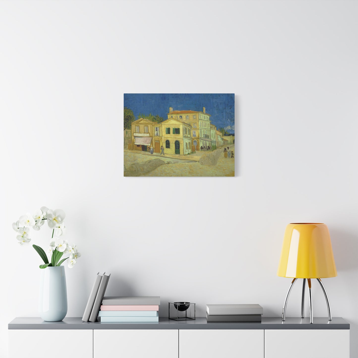 Van Gogh, Vincent - The Yellow House (1888)- Canvas Block, unframed