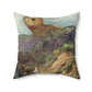 Redon, Odilon - The Cyclops (1914) - Suede Square Pillow
