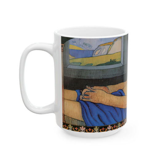 Filiger, Charles - The Recumbent Christ (1895) - Ceramic Mug