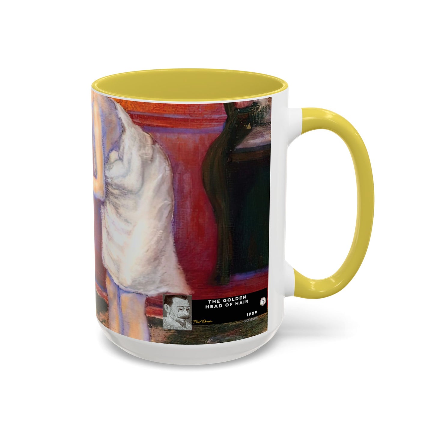 Ranson, Paul - The Golden Head of Hair (1909) - Colorful Accent Mugs