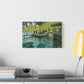 Monet, Claude - La Grenouillere (1869) - Canvas Block, unframed