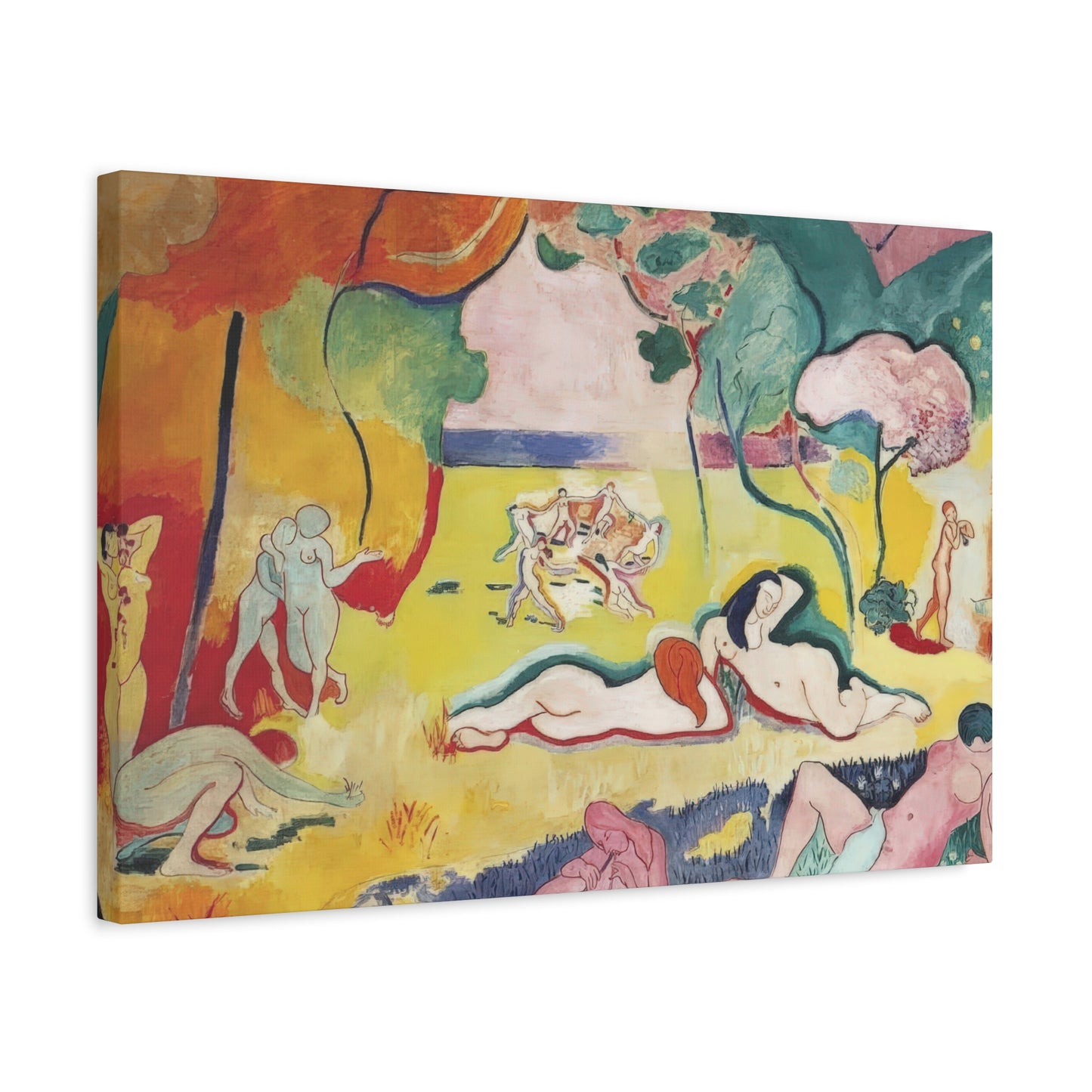 Matisse, Henri - The Joy of Life (1905) - Canvas Block, unframed