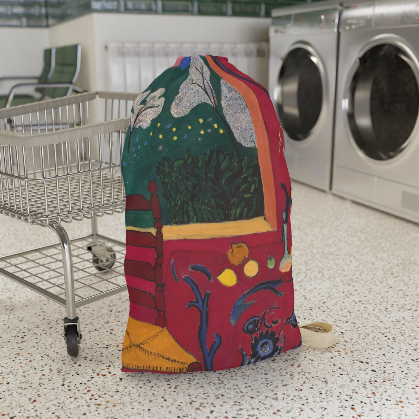 Matisse, Henri - The Dessert Harmony in Red (1908) - Laundry Bag