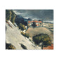 Cézanne, Paul - L’Estaque, Melting Snow (1870) - Canvas Block, unframed