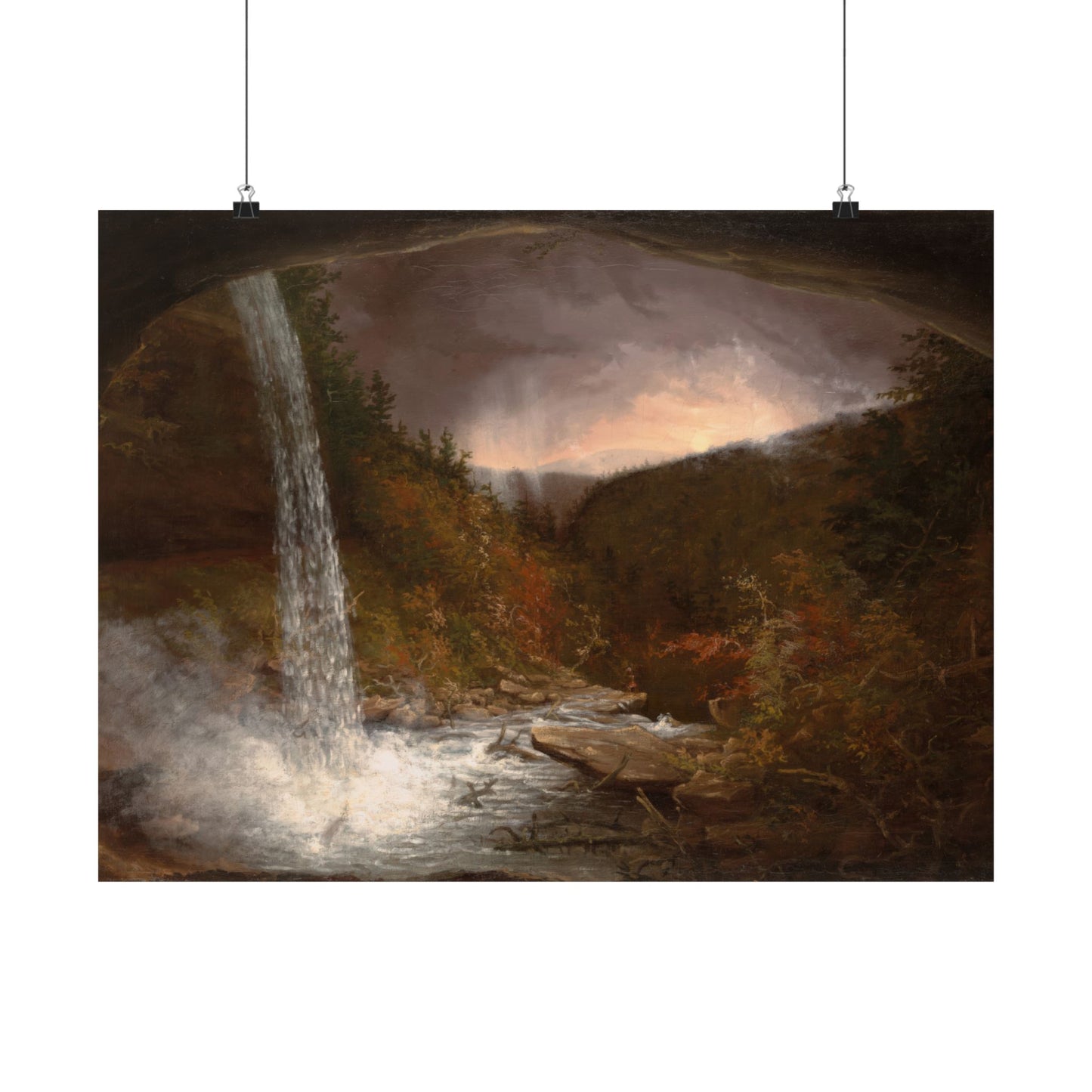 Cole. Thomas - The Falls of the Kaaterskill (1826) - Satin Posters