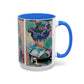 Matisse, Henri - Woman with a Hat (1905) - Colorful Accent Mugs