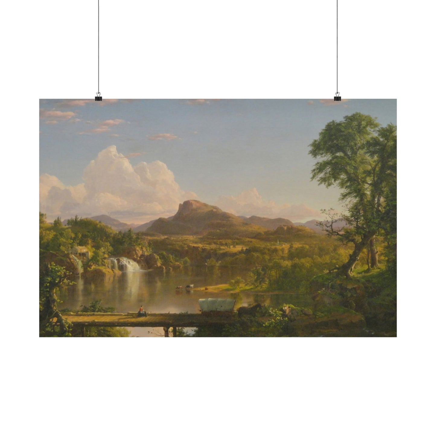 Church, Frederic Edwin - New England Scenery  (1851) - Satin Posters