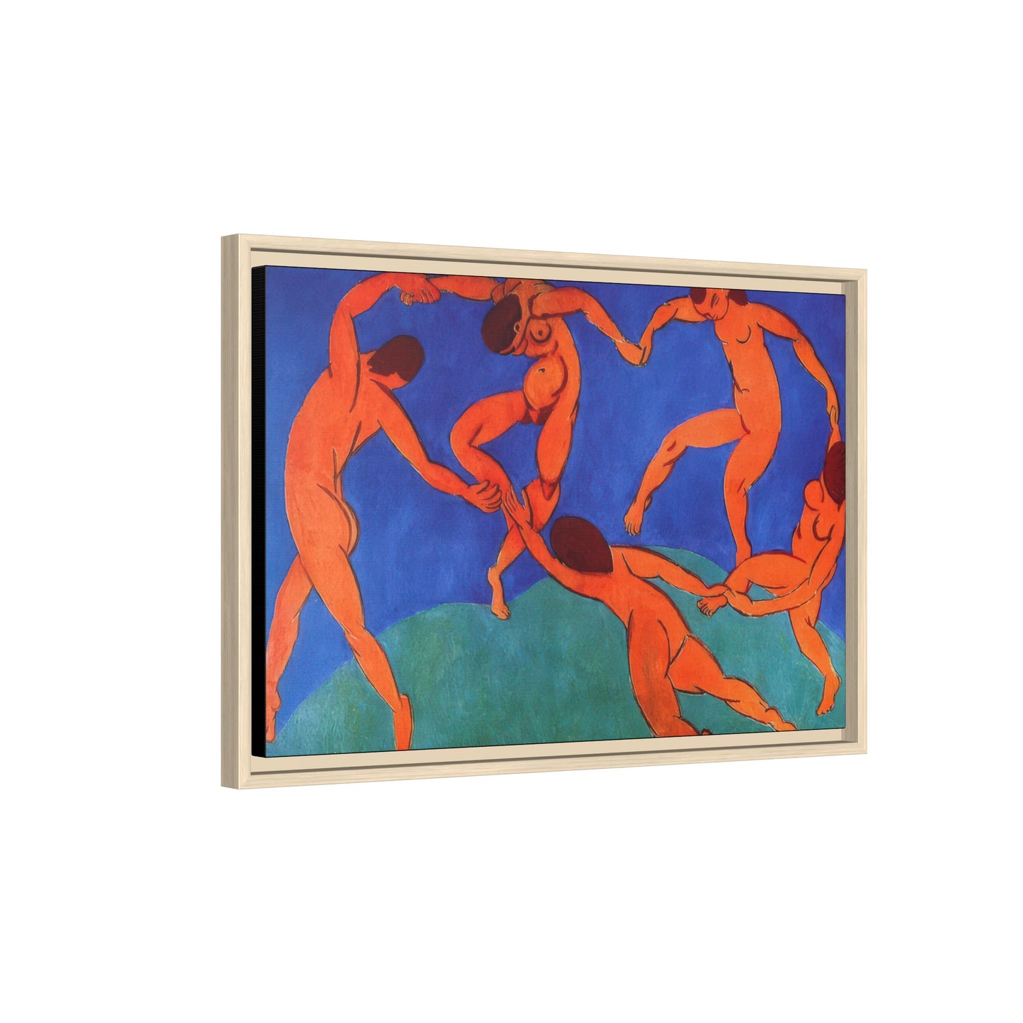 Matisse, Henri - Dance (II) (1910) - Matte Canvas, Framed