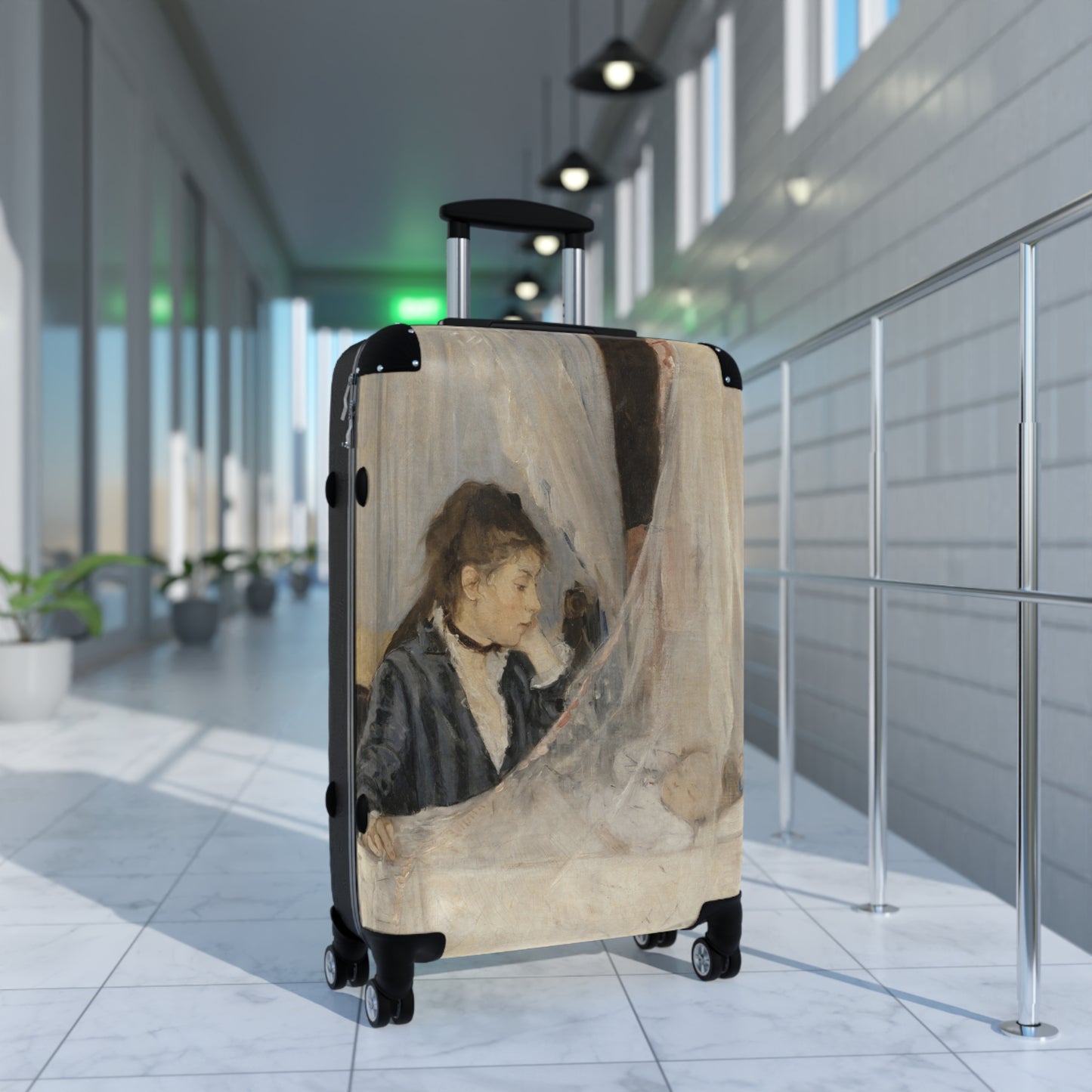 Morisot, Berthe - The Cradle (1872) - Suitcase