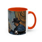 Cézanne, Paul - The Card Players (1892) - Colorful Accent Mugs
