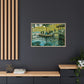 Monet, Claude - La Grenouillere (1869) - Matte Canvas, Framed
