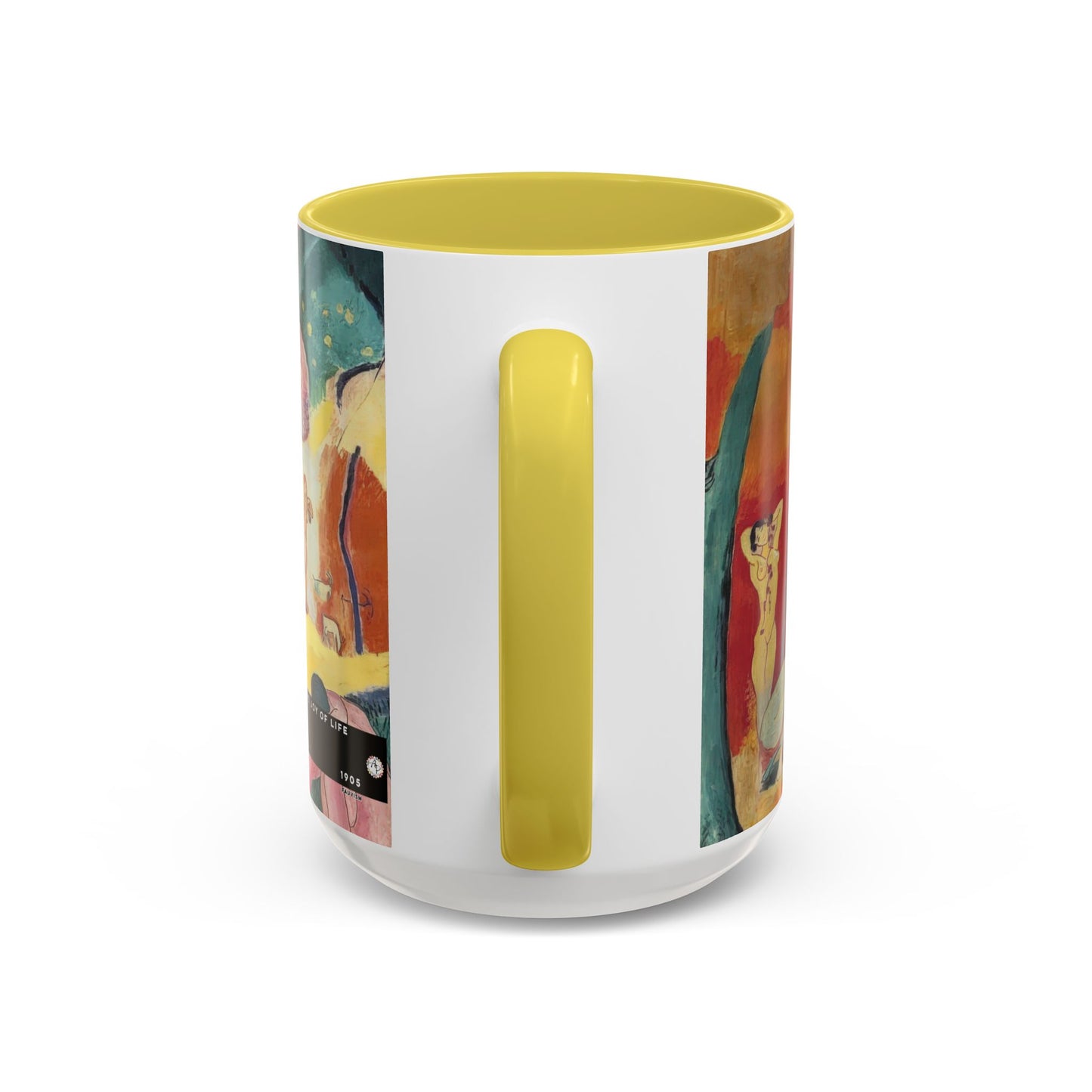 Matisse, Henri - The Joy of Life (1905) - Colorful Accent Mugs