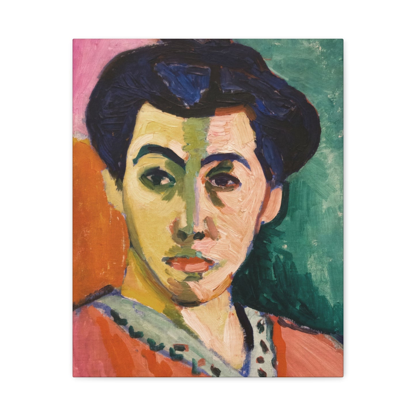 Matisse, Henri - The Green Stripe (1905) - Canvas Block, unframed