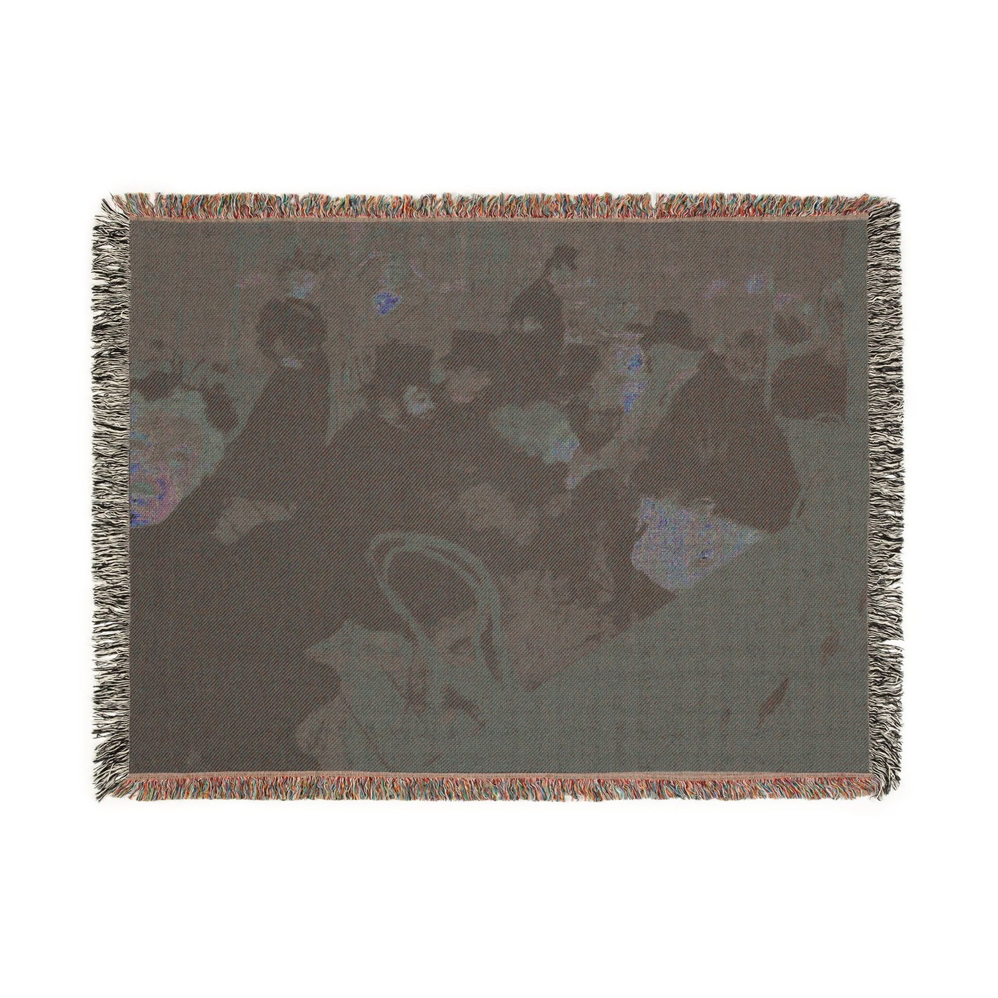 Toulouse-Lautrec, Henri - At the Moulin Rouge (1892) - Woven Blanket