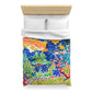 Derain, André - Mountains at Collioure (1905) - Microfiber Duvet Cover