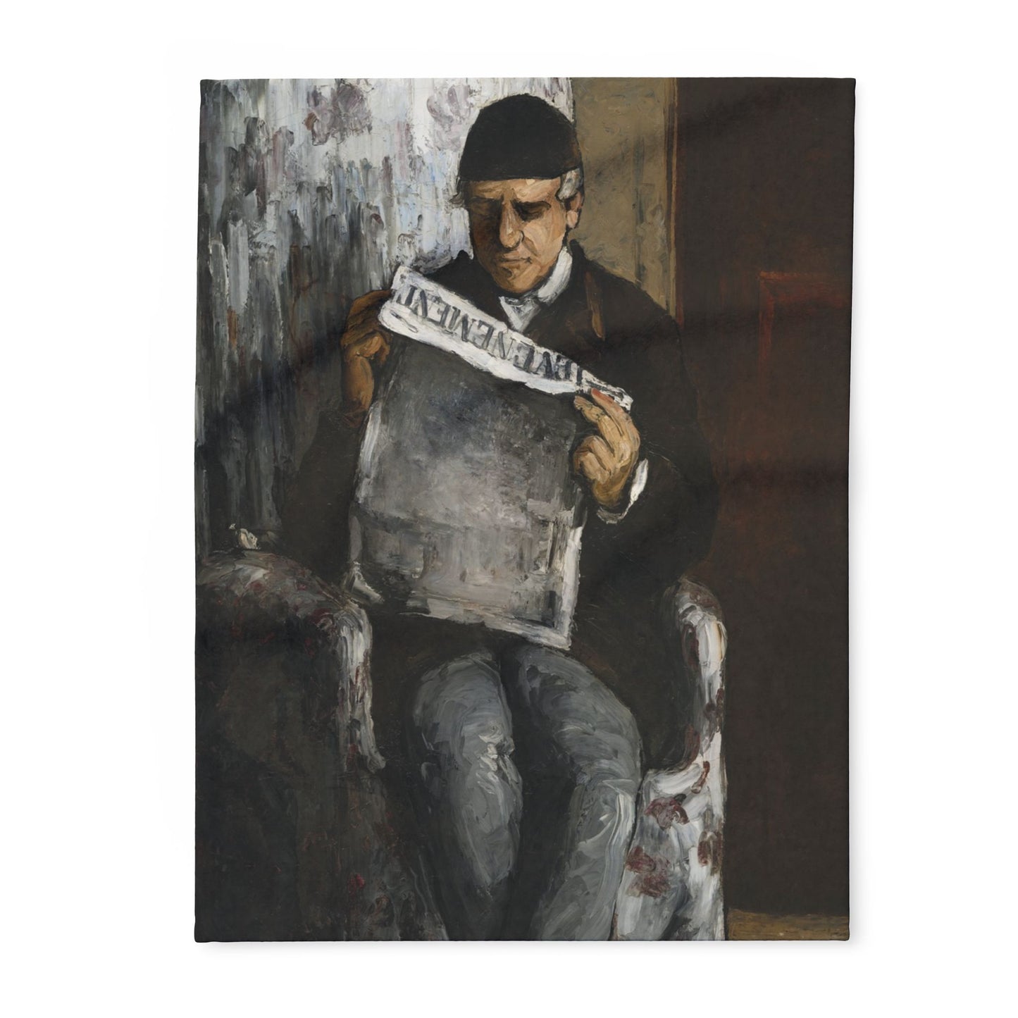 Cézanne, Paul - The Artist’s Father (1866) - Arctic Fleece Blanket