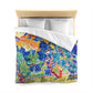 Derain, André - Mountains at Collioure (1905) - Microfiber Duvet Cover