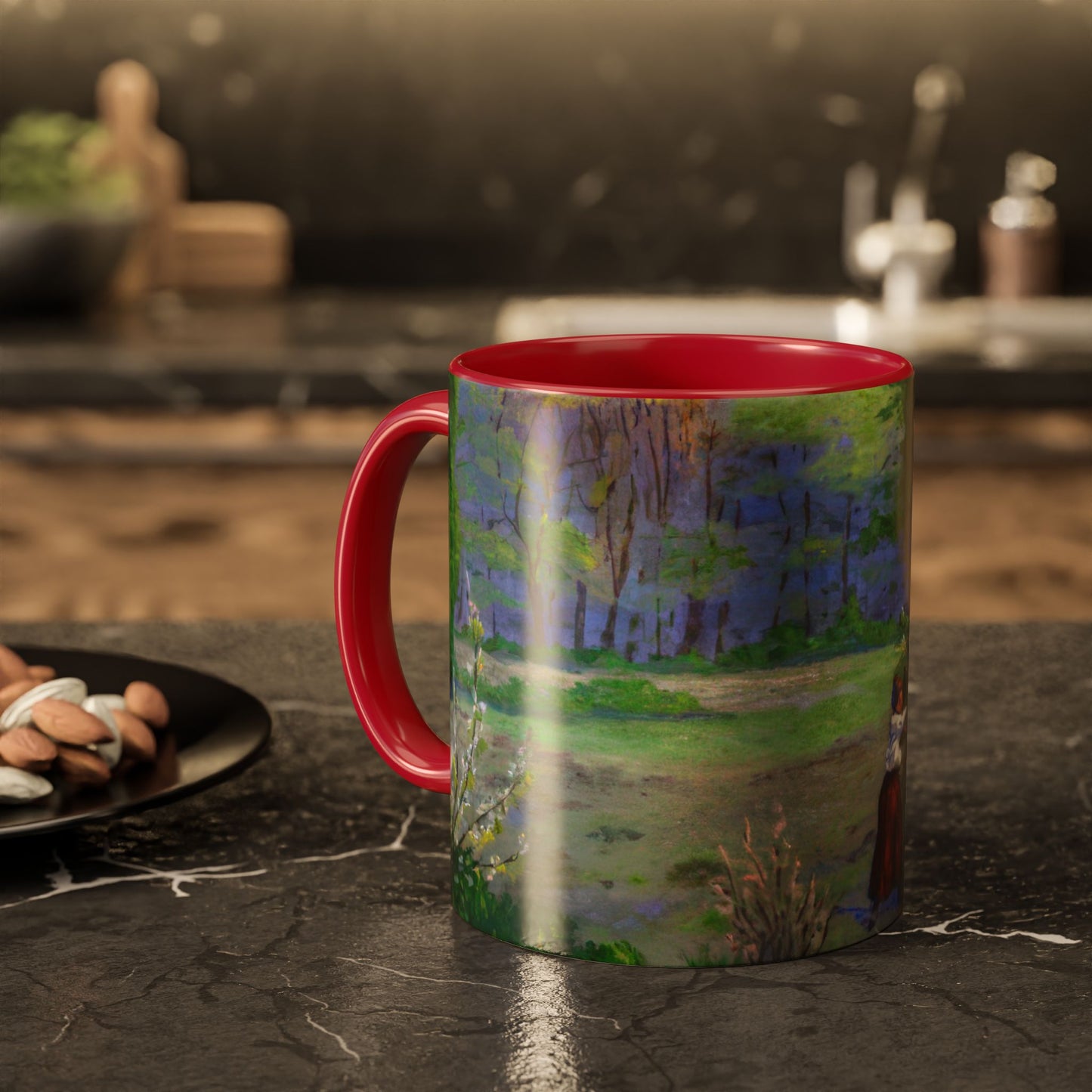 Ranson, Paul - Picking Flowers (1890) - Colorful Accent Mugs