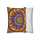 Pacio, Adam - Solar Disc Mandala - Suede Square Pillowcase