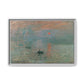 Monet, Claude - Impression, Sunrise (1872) - Matte Canvas, Framed